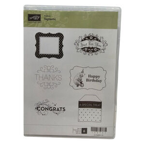 Stampin' Up! Tagtastic Rubber/Cling Stamp Set NEW